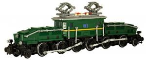 Legendary locomotive: Krokodil in green