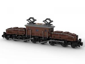 Legendary locomotive: Krokodil in brown