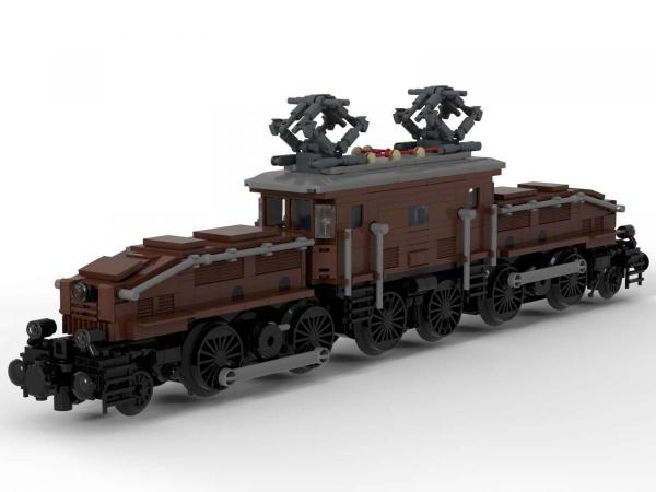 Legendary locomotive: Krokodil in brown