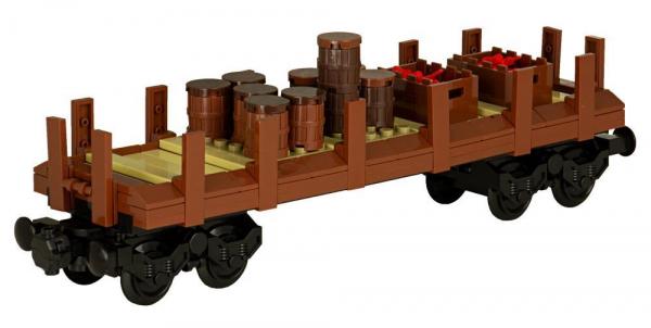 Classical Western Train Freight wagon