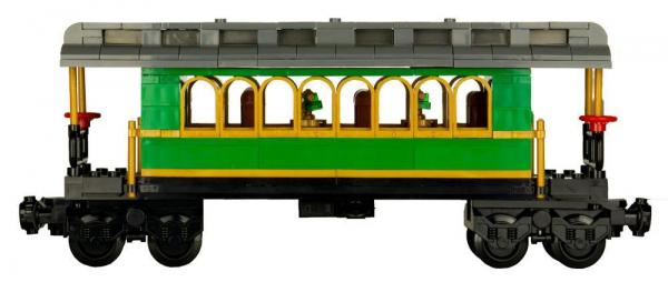 Classical Western Train Passenger Wagon