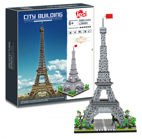 Eiffelturm (diamond blocks)
