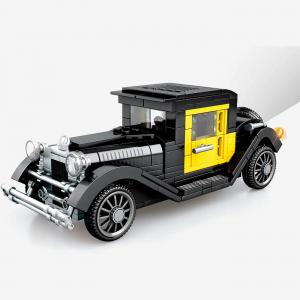 Oldtimer in black/yellow