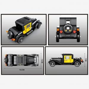 Oldtimer in black/yellow
