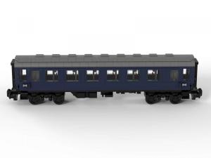 Zug Personenwagen dunkelblau 1. Klasse