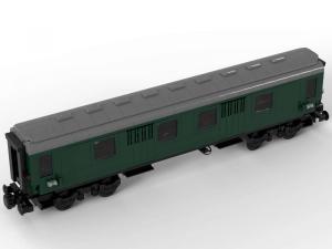 Train Parcel trolley dark green