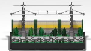 Train Display in 3 segments