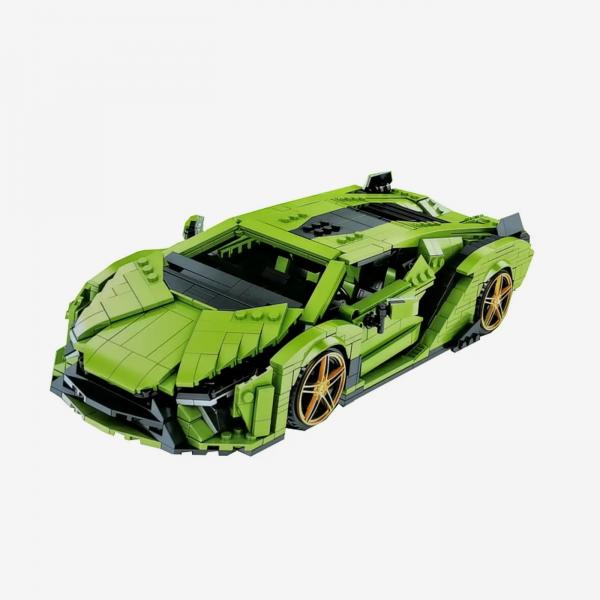 Supersportwagen hellgrün