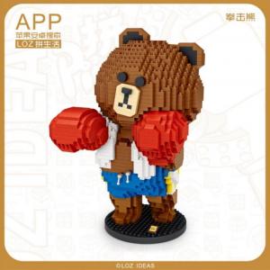 Boxing Bear (diamond blocks)