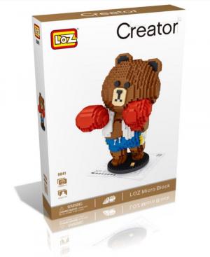 Boxing Bear (diamond blocks)