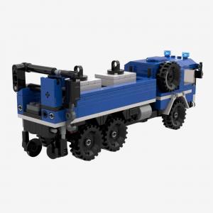 Technisches Hilfswerk LKW with loading crane