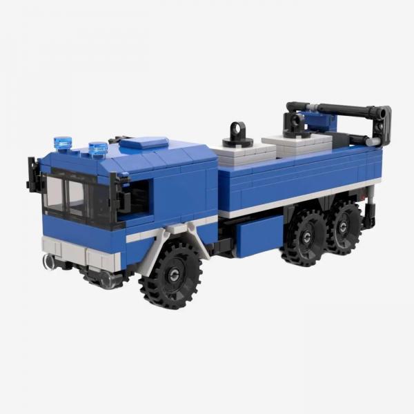 Technisches Hilfswerk LKW with loading crane
