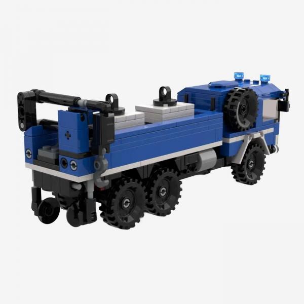 Technisches Hilfswerk LKW with loading crane