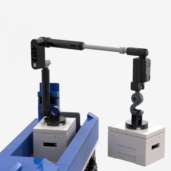 Technisches Hilfswerk LKW with loading crane