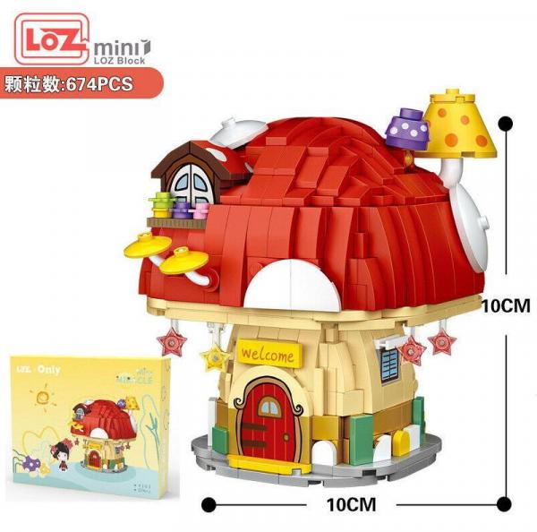 Mushroom house (mini blocks)