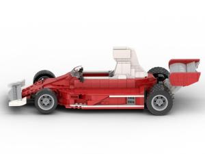 red Race Car 1975