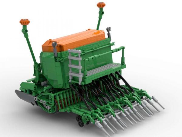 Amazone Cataya including rotary cultivator