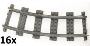 Track curved R56 16cm Track set, 16 pcs