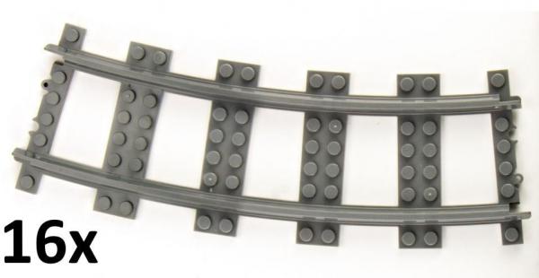 Track curved R56 16cm Track set, 16 pcs