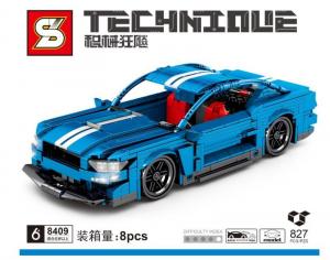 Racingcar in blue