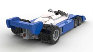 Six-Wheel 1977 Formula Racer blue/white