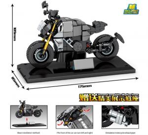 Motorcycle in black