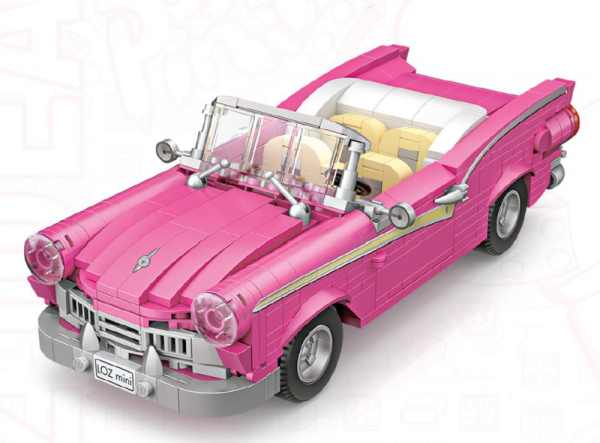 Pink Cabriolet (mini blocks)