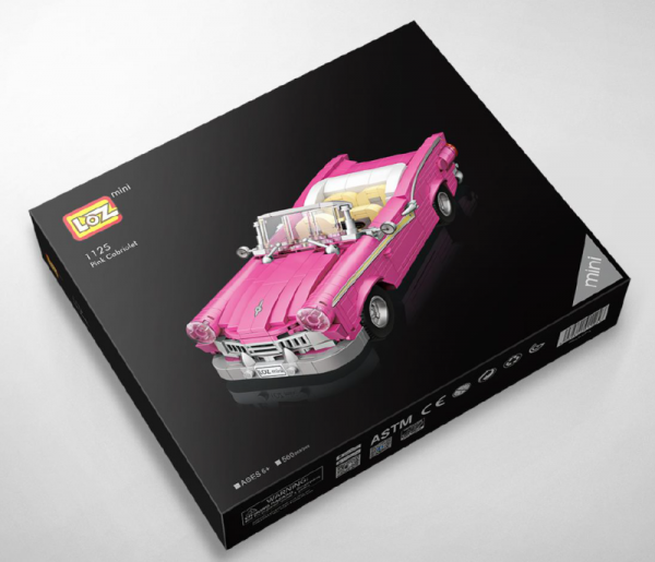 Pink Cabriolet (mini blocks)