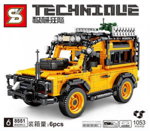 Off-road vehicle in yellow