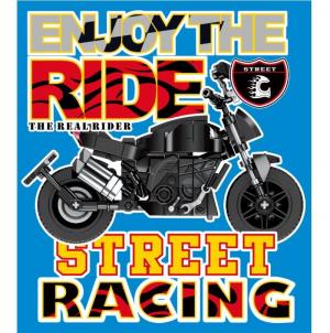 Motorcycle in black