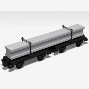 Long transport wagon