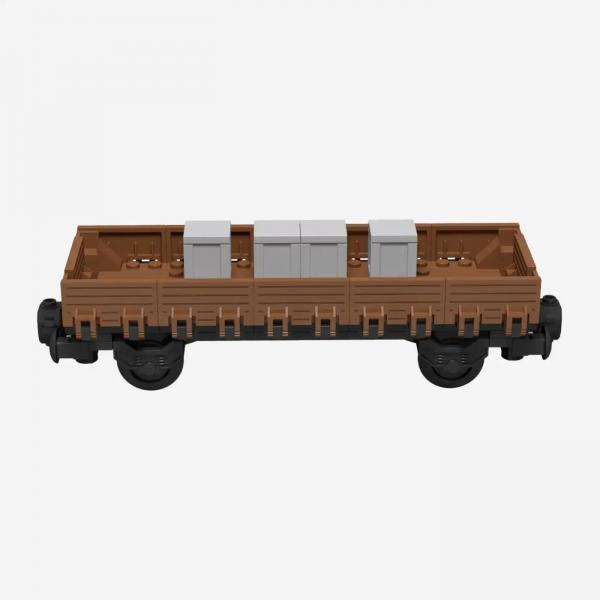 Low side wagon with 2 axles
