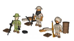 British Special Air Service Soldiers SAS (3 pieces)