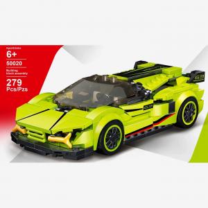 Super sports car lime