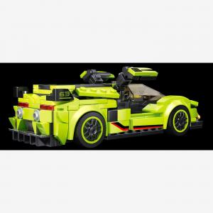 Super sports car lime