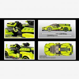 Super sports car lime