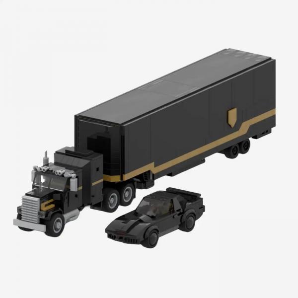 Amerikanischer Truck + Black Herocar