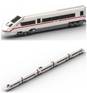 Express Train white red