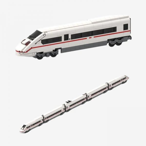 Express Train white red