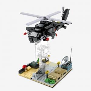 Tensegrity sculpture - Tactical Utility Helicopter