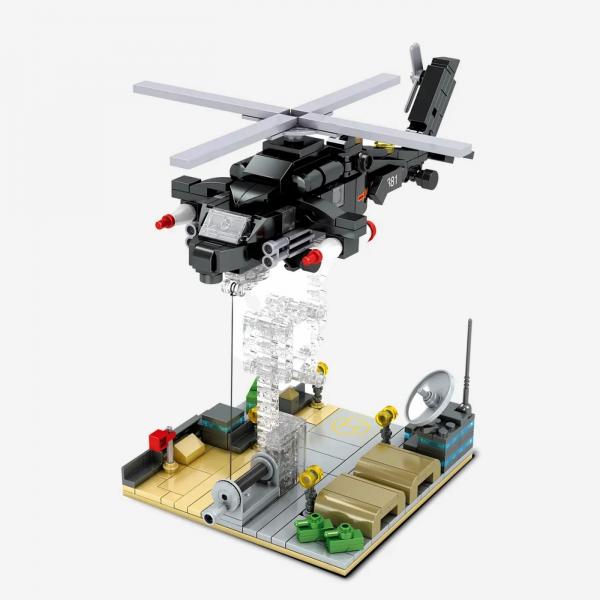 Tensegrity sculpture - Tactical Utility Helicopter