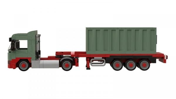 Logistik LKW mit Seecontainer