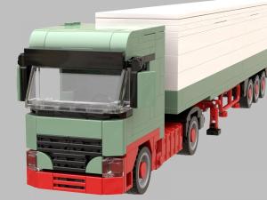 Logistics Truck with Suitcase-Trailer