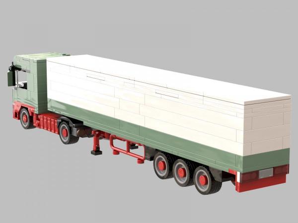 Logistics Truck with Suitcase-Trailer