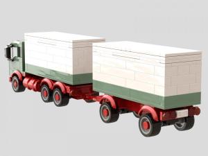 Logistics Truck with Trailer