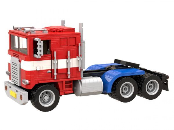 red-white truck