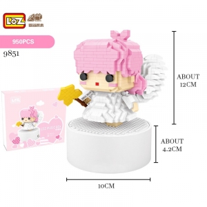 Music Box with Angel (diamond blocks)