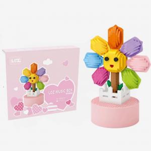 Music Box with Sunflower (diamond blocks)