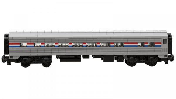 Passenger car USA gray-black