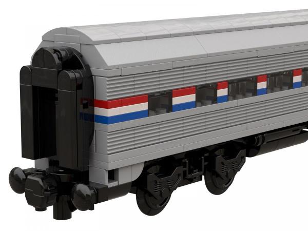 Passagierwagen USA grau-schwarz